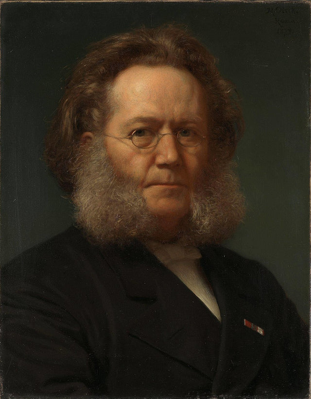 Portrait of Henrik Ibsen