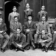 C. S. Lewis (rear row, 1917) - Undergraduates of University College (PD)
