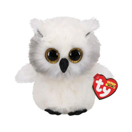 Ty UK Ltd 36305 Austin Owl  Beanie Boos Plush Toy Multicoloured 15cm