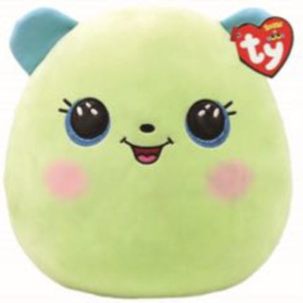 Ty Toys  Squish a Boo Bear Clover  20 CM Green