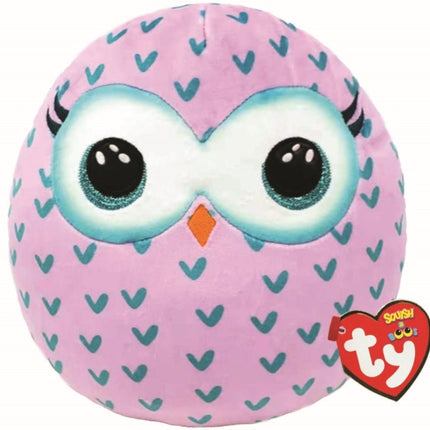 Ty Winks Owl Squish a Boos 14  Beanie Baby Soft