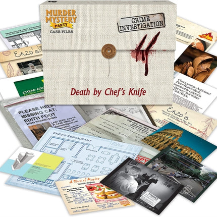 University Games Murder Mystery Case File A Chefs
