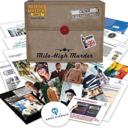 University Games Murder Mystery Case File Mile