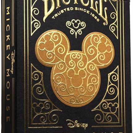 Bicycle Disney  Black  Gold Mickey