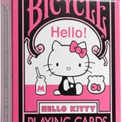 Bicycle Hello Kitty  Black and Pink Designer Spielkarten Poker Skat...