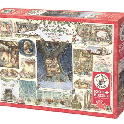 Brambly Hedge Winter Story 1000 Piece Puzzle