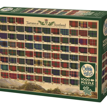 Tartans of Scotland 1000 Piece Puzzle