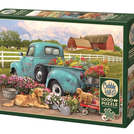 Flower Truck 1000 Piece Puzzle