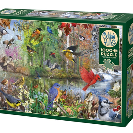 Birds of the Season 1000 Piece Puzzle