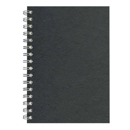 A5 Posh Pig White Paper 35lvs Black Silk