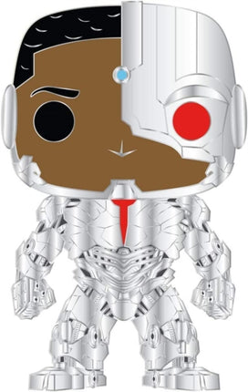 Funko Pop Pin DC  Cyborg Multicolor 375 inches