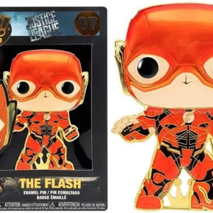 Funko Pop Pin DC  Flash Multicolor 375 inches