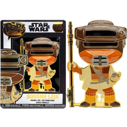 Funko Pop Pins Star Wars  Boushh Leia