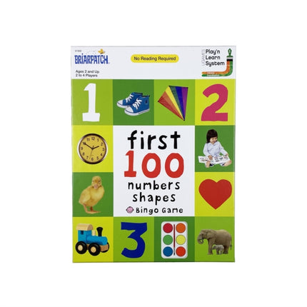 First 100 Animals  Shapes Bingo