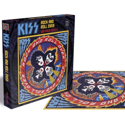 Kiss Rock And Roll Over 500 Piece Puzzle