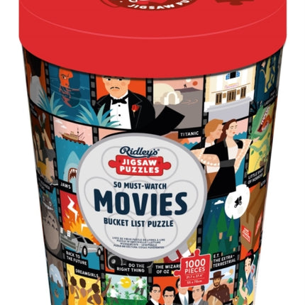 50 MustWatch Movies Bucket List 1000Piece Puzzle