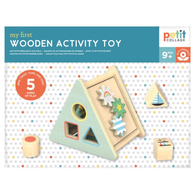 Petit Collage PTC676 My First Wooden Activity Toy multicoloured one size