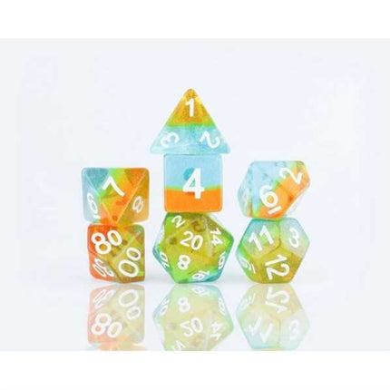 Sirius Dice  Celestial Ocean Dusk Polyhedral Dice