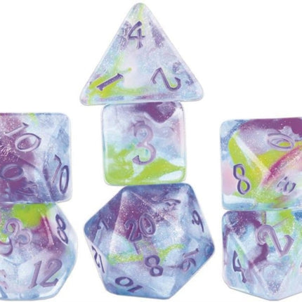 Sirius Dice  Watercolours Poly Set