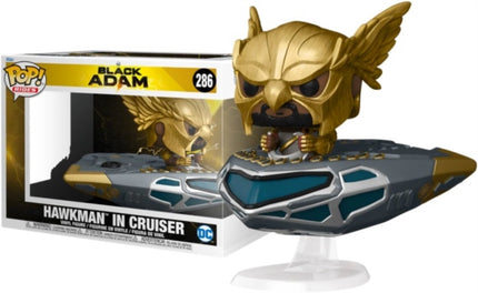 Funko Pop Black Adam  Hawkman in Cruiser