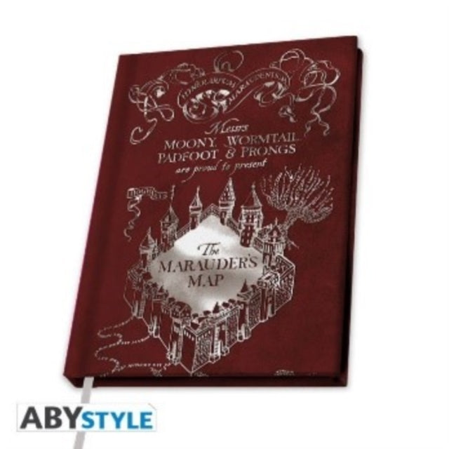 Harry Potter  A5 Notebook Marauders Map