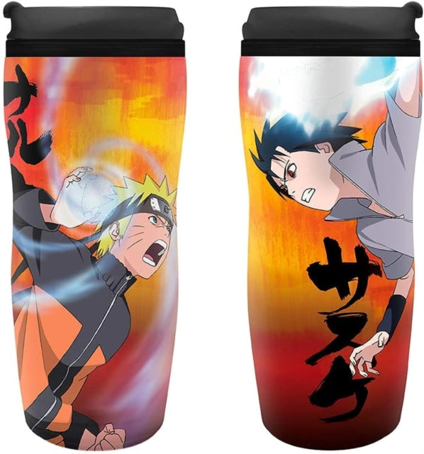 Naruto Shippuden  Travel Mug Naruto Vs Sasuke