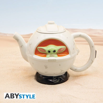 The Mandalorian Grogu Spaceship Teapot