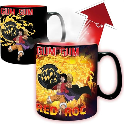 One Piece Luffy vs Kaidou Heat Change Mug