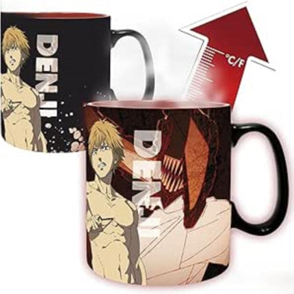 CHAINSAW MAN  Mug Heat Change 460ml Denji  Aki  cardboard