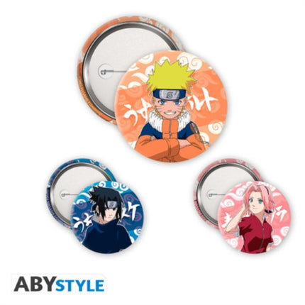 Naruto Sasuke  Sakura 3 Badge Pack