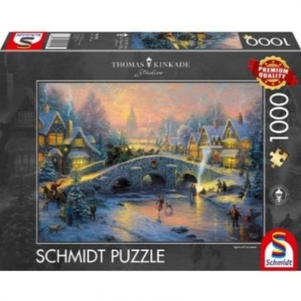 Spirit of Christmas by Thomas Kinkade  1000 Piece Schmidt Puzzle