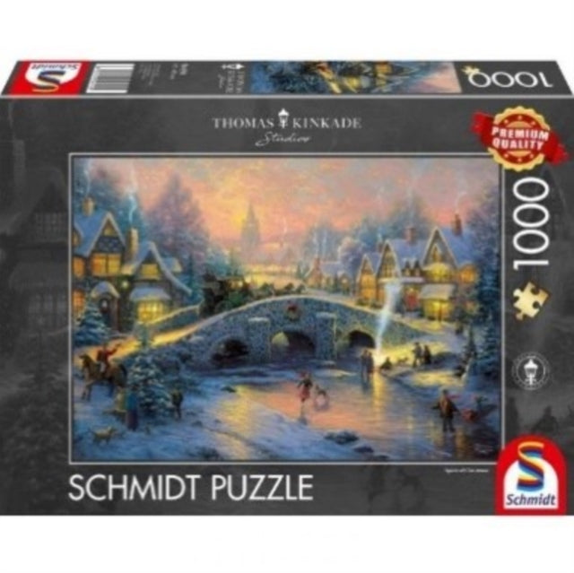 Spirit of Christmas by Thomas Kinkade  1000 Piece Schmidt Puzzle