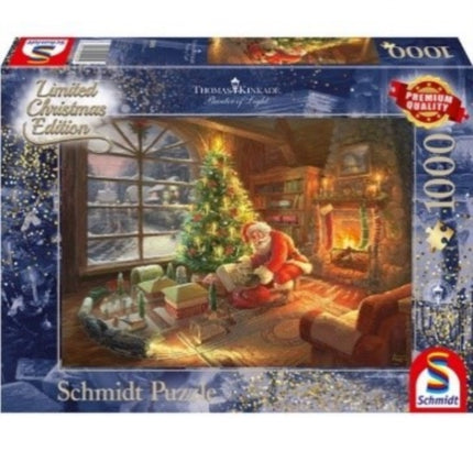 Santas Special Delivery by Thomas Kinkade  1000 Piece Schmidt Puzzle