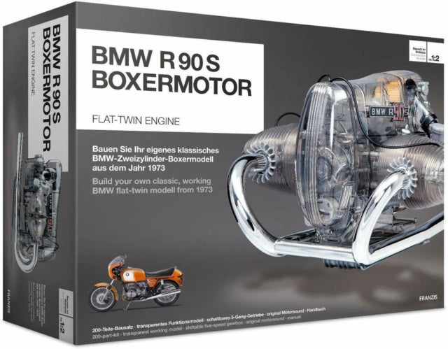 BMW R90S Motorcycle FlatTwin Engine Model Kit