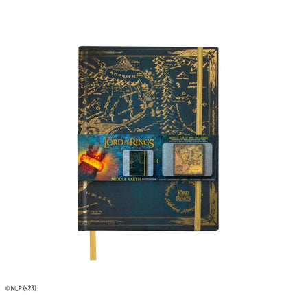MiddleEarth Hardcover Notebook with foldable map
