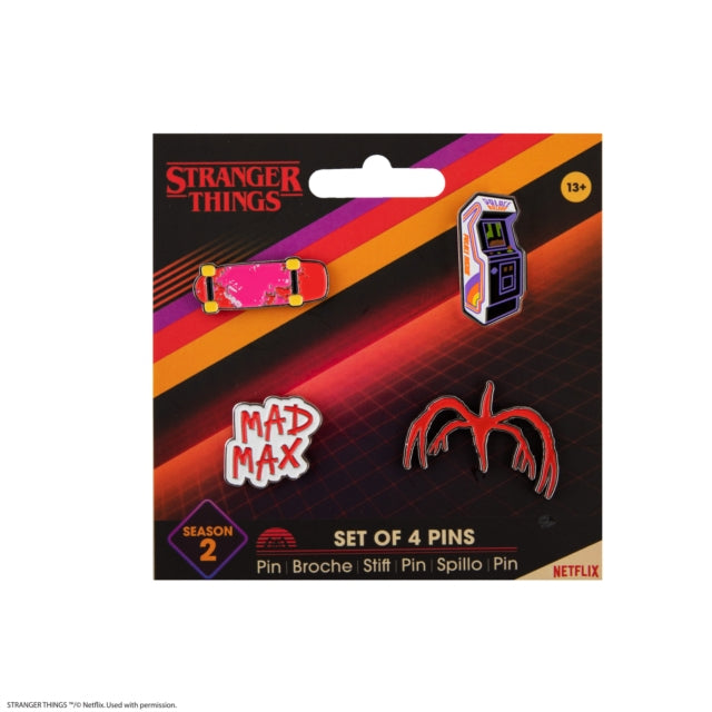 Pin set of 4  Stranger Things Season 2