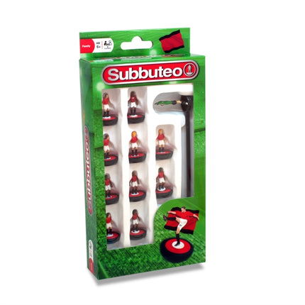 Subbuteo Game RedWhiteBlack Team Set