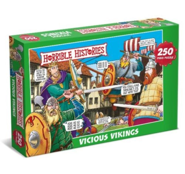 Horrible Histories Childrens  250 Piece Jigsaw Puzzle  Vicious Vikings