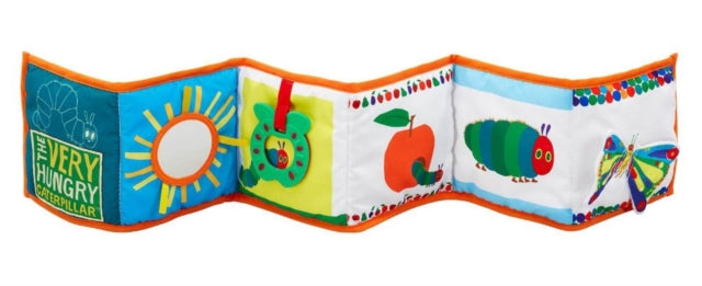 Rainbow Designs Tiny and Very Hungry Caterpillar Unfold  Discover Soft Toy  Soft Cloth Books for Babies