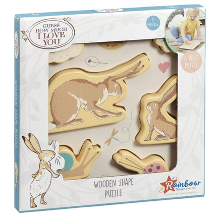 Rainbow Designs Guess How Much I Love You Wooden