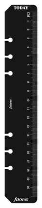 Filofax A5 Ruler Page Marker Black