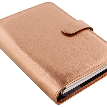 Filofax Personal Saffiano rose gold organiser