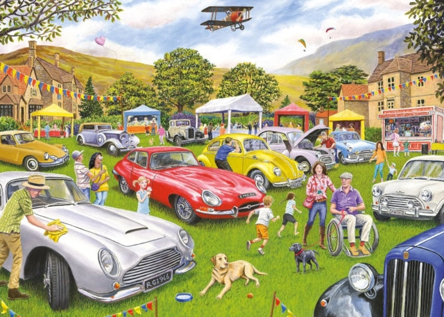 Jigsaw 1000 Piece  Village Motor Show L