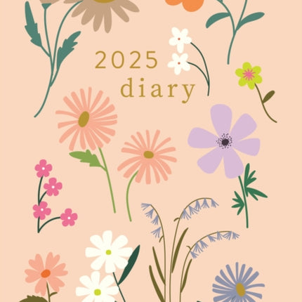 Caroline Gardner Botanical Blooms A5 Diary 2025