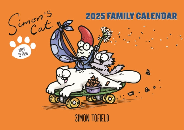 Simons Cat WeektoView Planner A4 Calendar 2025