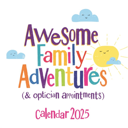 Bright Side Family Adventures Planner Wall Calendar 2025