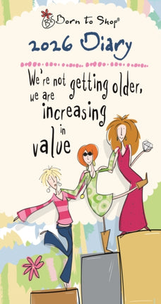 Born to Shop Deluxe Slim Diary 2026