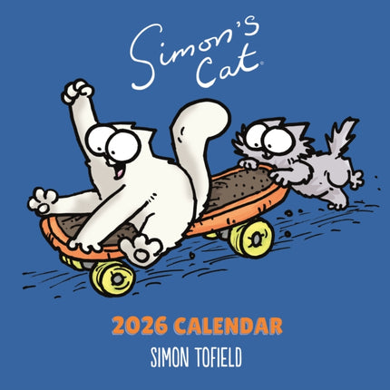 Simons Cat Square Wall Calendar 2026