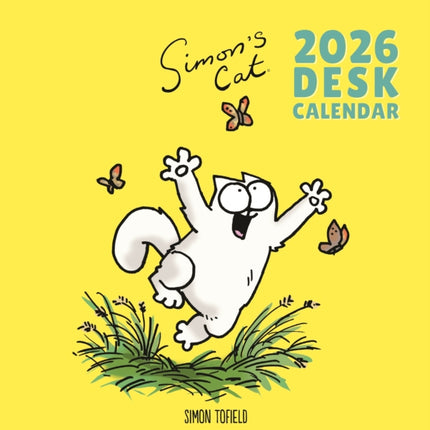 Simons Cat Easel Desk Calendar 2026