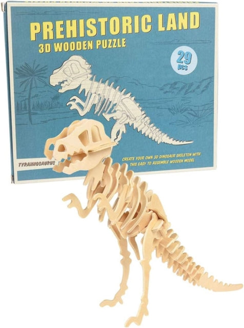 3D wooden puzzle  Tyrannosaurus